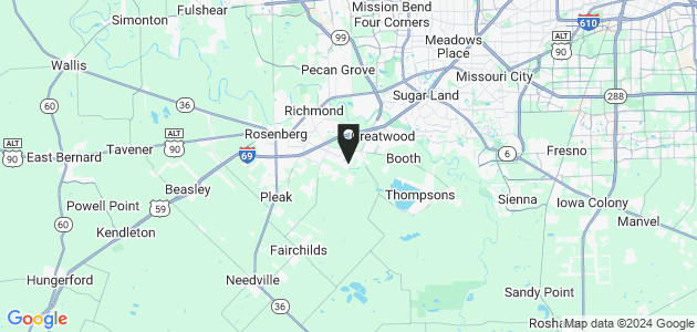 Property position on map