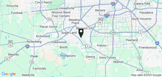 Property position on map