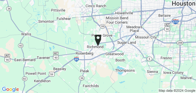 Property position on map