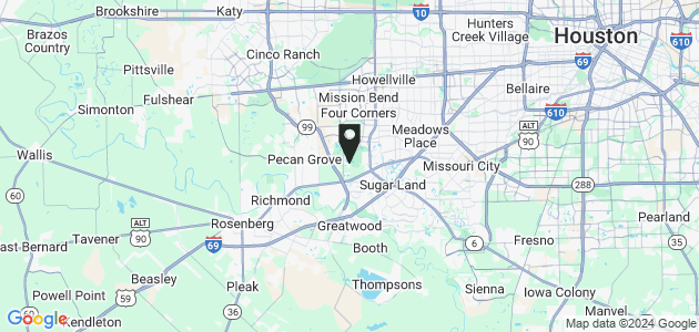 Property position on map