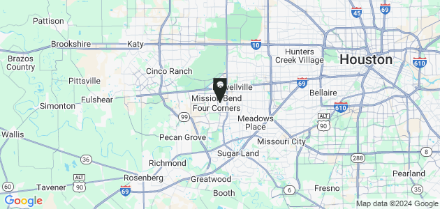 Property position on map