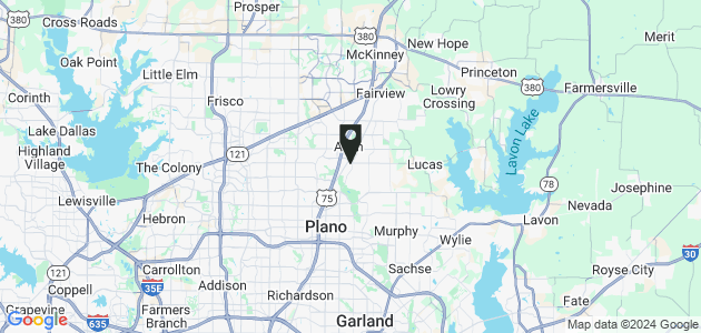 Property position on map