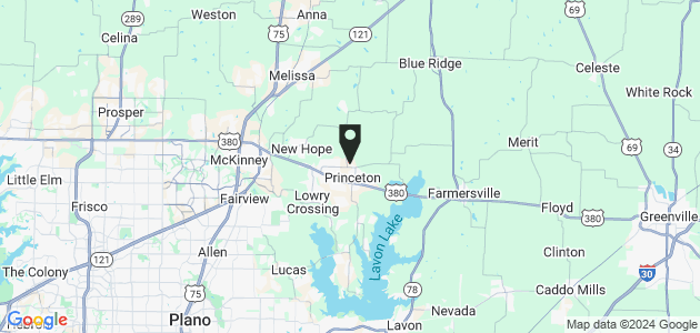 Property position on map