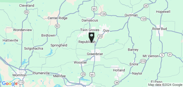 Property position on map