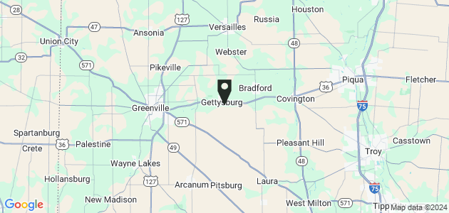 Property position on map