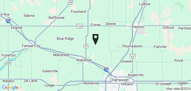 Property position on map